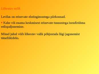 Evolutsiooni geneetilised alused #9