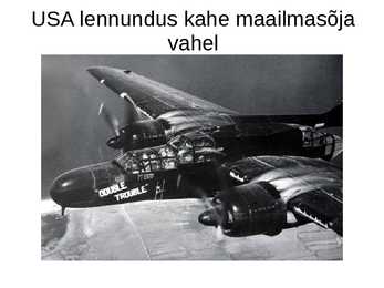 USA lennundus kahe maailmasõja vahel