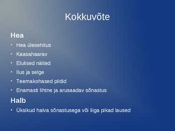 Õppevara presentatsioon #12