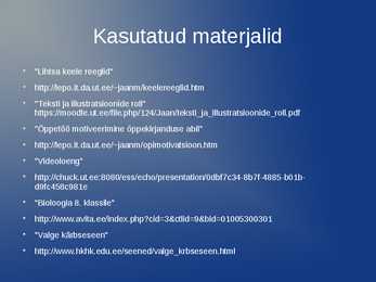 Õppevara presentatsioon #13