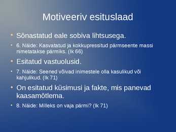 Õppevara presentatsioon #6