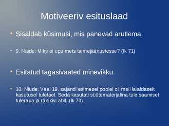 Õppevara presentatsioon #7