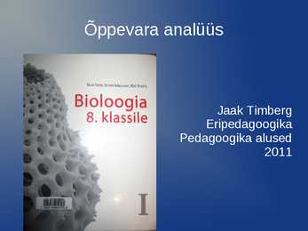 Õppevara presentatsioon