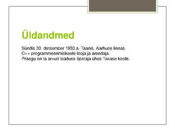 Bjarne Stroustrup #2