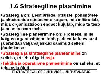 IT juhtimine #16