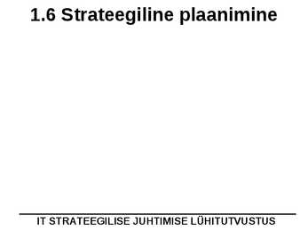 IT juhtimine #19