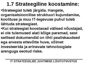 IT juhtimine #22