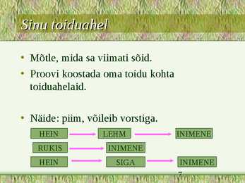 Toiduahelad #7