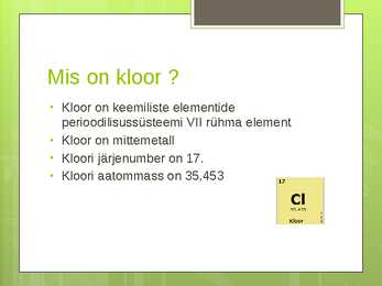Kloor #3