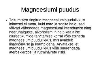Magneesium #6