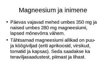 Magneesium #7