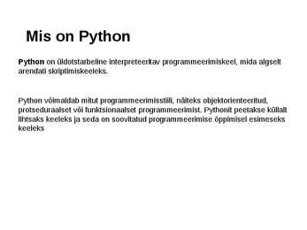 Python #3