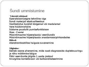 Alajäseme kriitiline krooniline isheemia #14