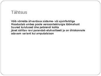Alajäseme kriitiline krooniline isheemia #15