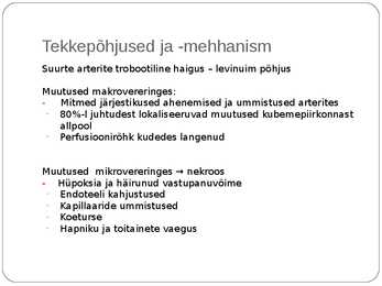 Alajäseme kriitiline krooniline isheemia #4