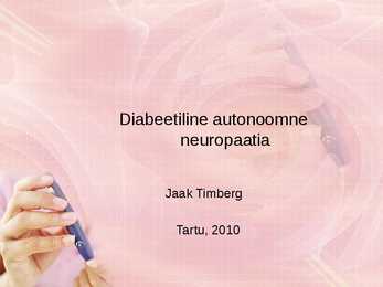 Diabeetiline autonoomne neuropaatia