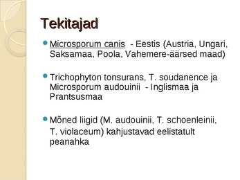 Juustega kaetud peanaha dermatofüütia #3