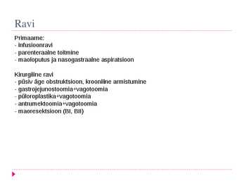 Peptilise haavandi tüsistused #21