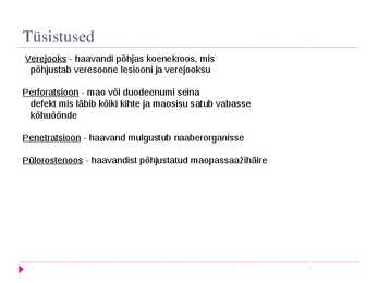 Peptilise haavandi tüsistused #9