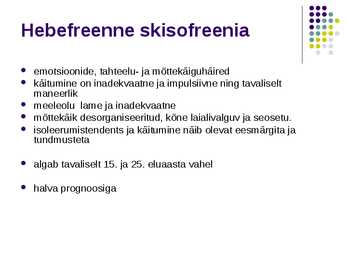 Skisofreenia diagnostika #9
