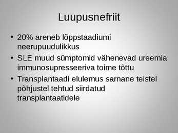 Süsteemne erütematoosne luupus #10