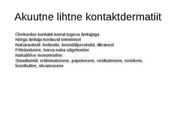 Ärritus- lihtne kontaktdermatiit #11