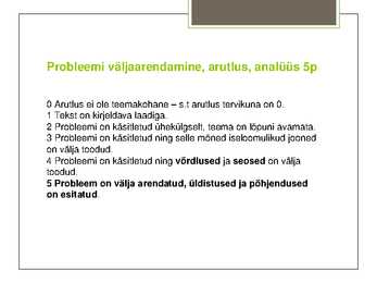 Arutluse kirjutamine #14