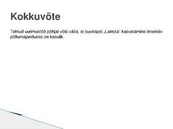 Suvirapsi kasvatamine #11