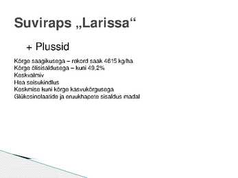 Suvirapsi kasvatamine #3