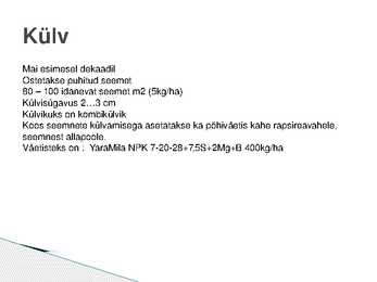 Suvirapsi kasvatamine #6