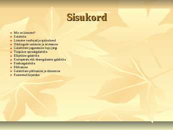 Linnutee ehk Galaktika #2