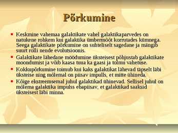 Linnutee ehk Galaktika #12