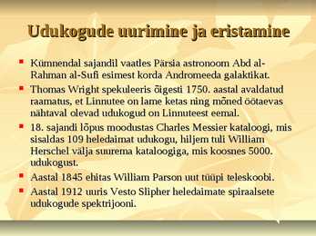 Linnutee ehk Galaktika #6