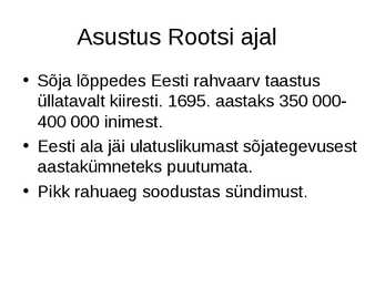 Rahvastik Rootsi ajal #3