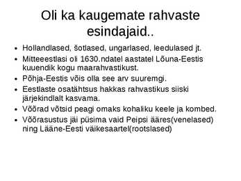 Rahvastik Rootsi ajal #8