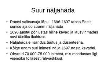 Rahvastik Rootsi ajal #9