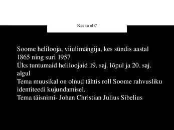 Jean Sibelius #2