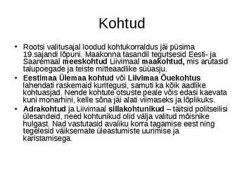Eesti ala valitsemine Rootsi ajal #5