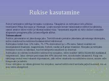 Rahvuslik toidukultuur #23