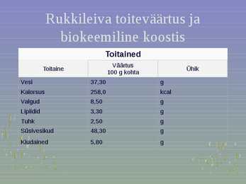 Rahvuslik toidukultuur #24