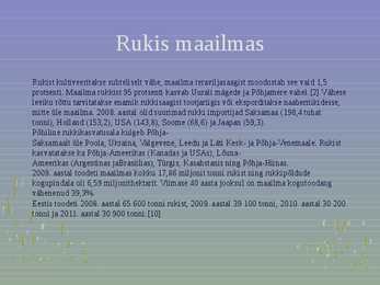 Rahvuslik toidukultuur #28