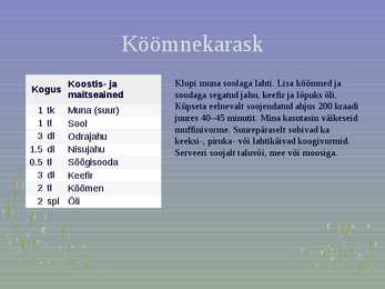 Rahvuslik toidukultuur #45