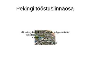 Linnade võrdlus Peking ja Brüssel #5