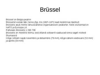 Linnade võrdlus Peking ja Brüssel #6
