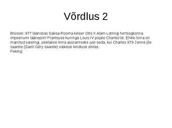 Linnade võrdlus Peking ja Brüssel #9