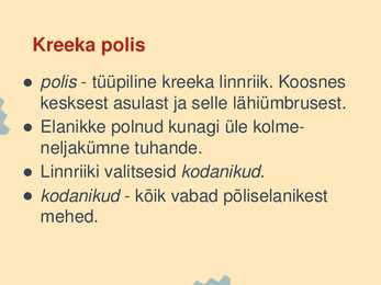 Kreeka riik ja ühiskond #2