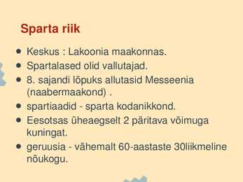 Kreeka riik ja ühiskond #8