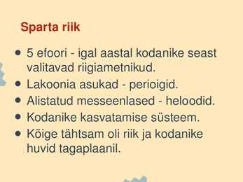 Kreeka riik ja ühiskond #9
