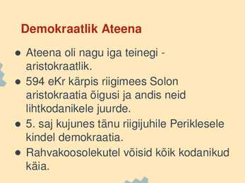 Kreeka riik ja ühiskond #10