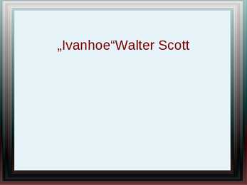 -Ivanhoe-Walter Scott